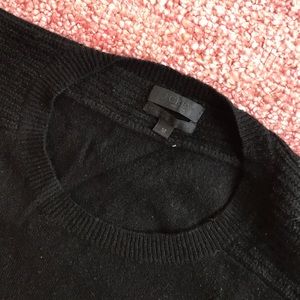 J. Crew Factory black 100% cashmere sweater